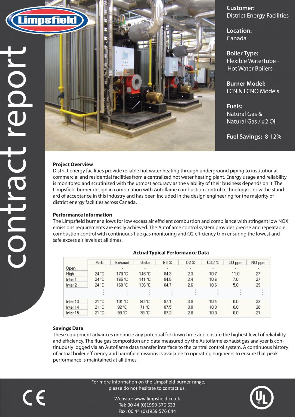 Limpsfield Combustion Engineering Industrial & Commercial Burners