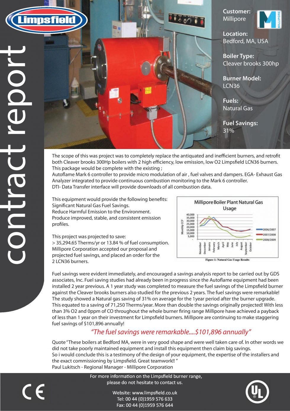 Limpsfield Combustion Engineering Industrial & Commercial Burners